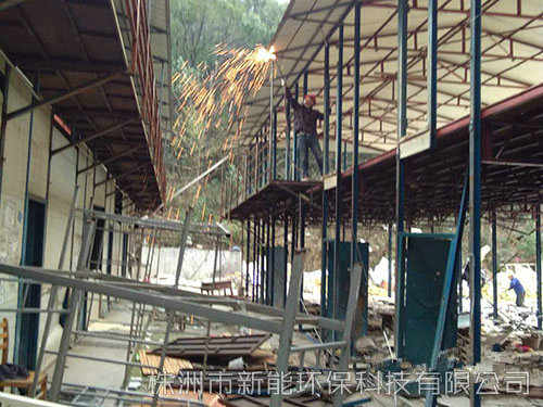 鋼構(gòu)廠房拆除、回收 (4)